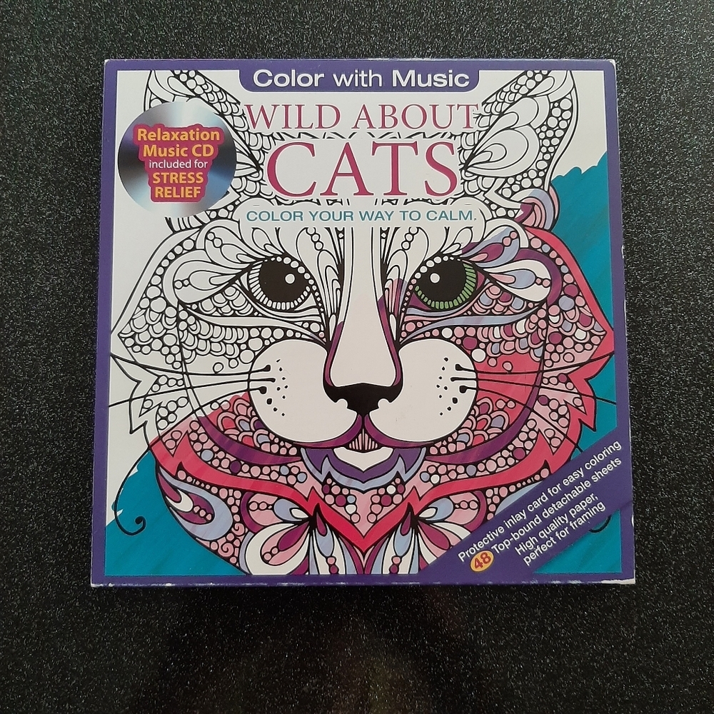 Wild About Cats: Color Your Way to Calm.